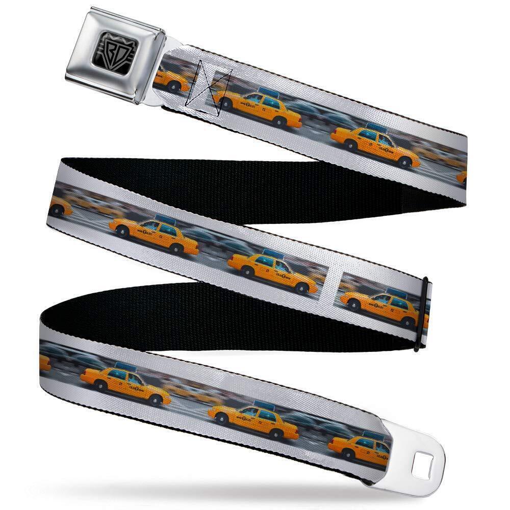 5977 Seatbelt Belt - Vivid NYC Taxi Cab Street Scene - 1.0" Wide - 20-36